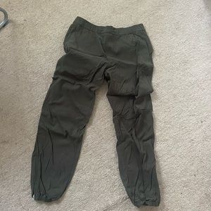 Army green LULULEMON pants